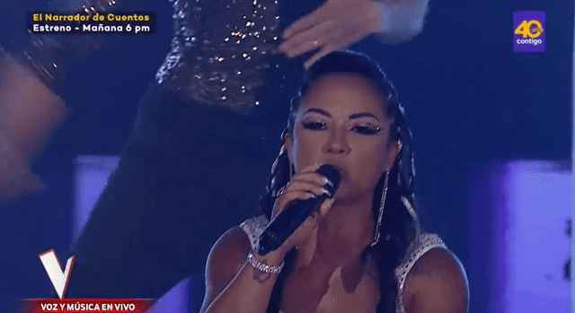  Lucy Young, de 36 años, participa por segunda vez en "La voz Perú". Foto: Latina   