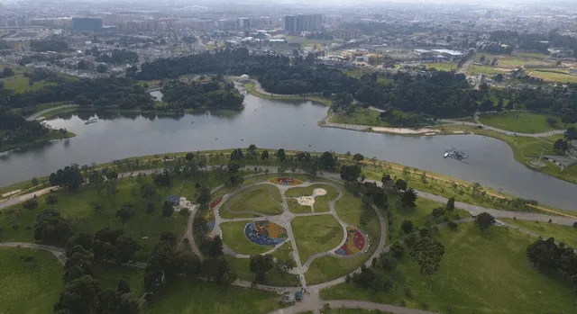 El parque Simón Bolívar tiene una gran extensión en el corazón de Bogotá. Foto: Alcaldía Mayor de Bogotá   