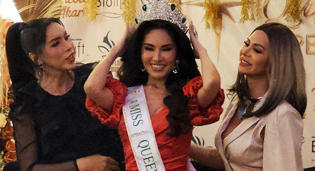  Catalina Marsano es la nueva Miss International Queen Perú 2024. Foto: difusión.   