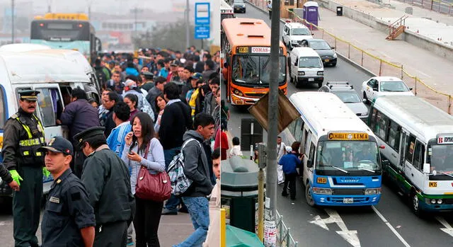  Paro de transportistas en Lima, Callao y regiones es de 72 horas. Foto: composición LR/difusión   