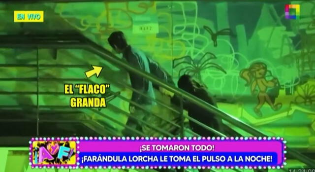 'Flaco' Granda causó revuelo hace unos días al ser captado con dos misteriosas mujeres en una discoteca en Miraflores. 