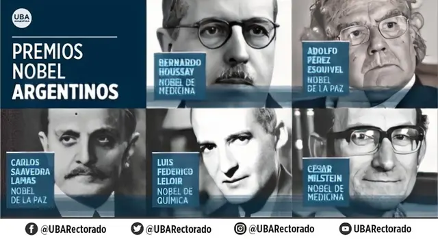 Cinco argentinos ganaron el Premio Nobel hasta el momento. Foto: UAB<br> Cinco argentinos ganaron el Premio Nobel hasta el momento. Foto: UAB<br>