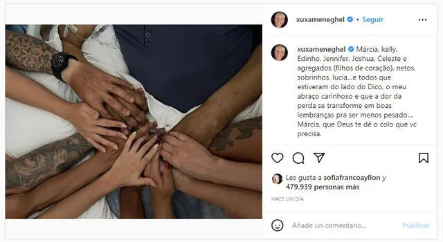 Xuxa lamenta la muerte de Pelé. Foto: captura/Instagram