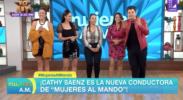 Chaty Sáenz es conductora de "Mujeres al Mando" de Latina