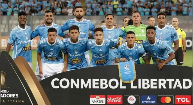  Sporting Cristal y el once titular que logró el pase a la fase de grupos de la Copa Libertadores 2023.   