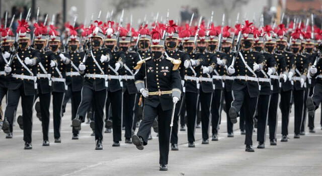  El lunes 29 de julio se realiza la Gran Parada Militar 2024. Foto: Antonio Melgarejo/La República    