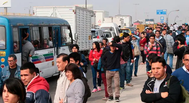 Paro de transportistas en Lima y Callao. Foto: LR.   