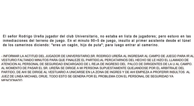 Informe sobre Rodrigo Ureña. Foto: difusión.   