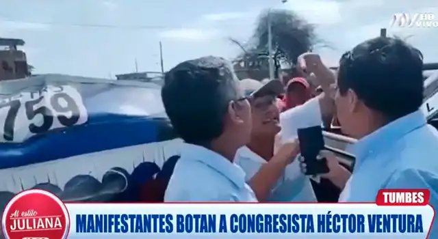 El programa 'Al estilo Juliana' reportó la agresión verbal contra Ventura en 2023. Fuente: YouTube/ ATV   