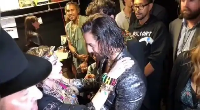 Maluma tuvo un encuentro con Madonna en los MTV [FOTOS] [VIDEO]