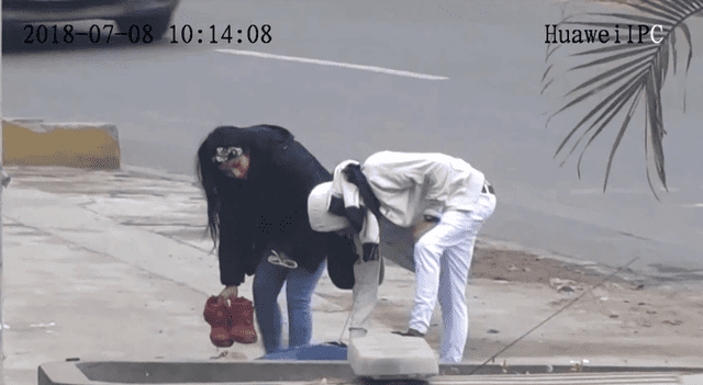 Los Olivos: detienen a pareja de jóvenes que robaba a ciudadanos en estado de ebriedad [VIDEO]