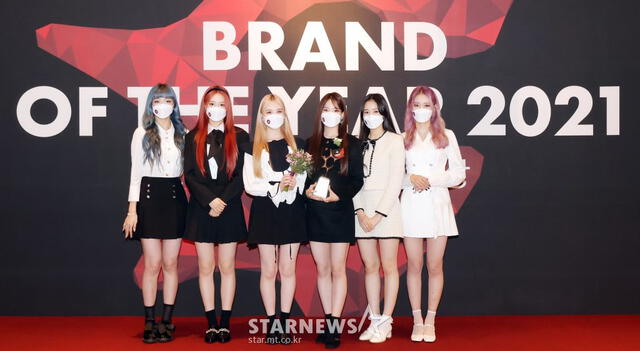 Weekly en los 2021 Brand of the year awards. Foto: Starnews