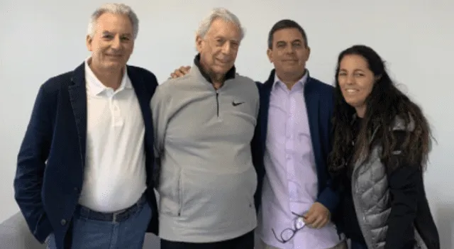 Los hijos de Mario Vargas Llosa estarían a su lado en Madrid. Foto: Instagram   