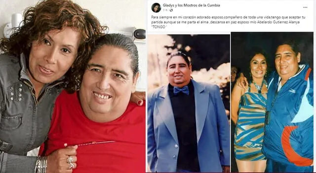  Gladys Lupinta se despide de su esposo Tongo por las redes sociales. Foto: Captura de Facebook/Gladys Lupinta   