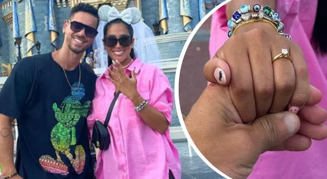 Melissa Paredes recibió anillo de compromiso de Anthony Aranda. Foto: composición EP/Instagram/Melissa Paredes   