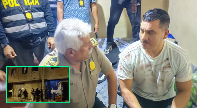  Empresario cevichero rescatado por la PNP de su secuestro en SMP. Foto: difusión   