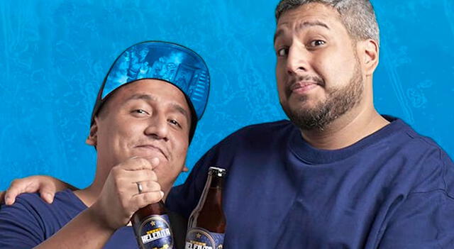 Ricardo Mendoza y Jorge Luna acaban de ganar una demanda contra Backus por su famosa cerveza "Helenita". Foto: Hablando Huevadas/Instagram   