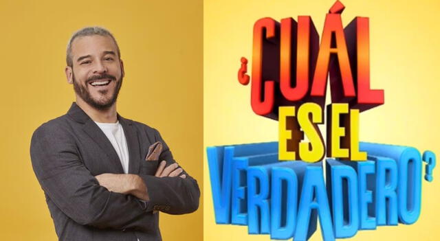 Adolfo Aguilar en '¿Cuál es el verdadero?'. Foto: composición LR/América TV 