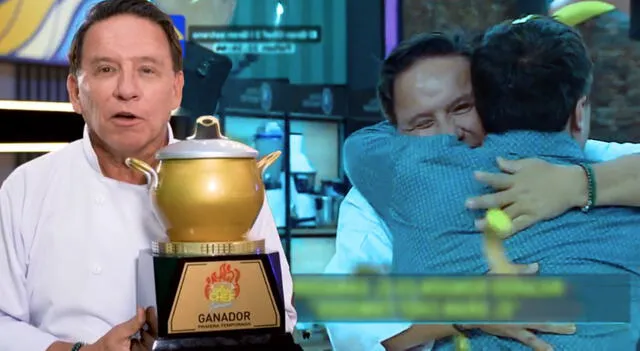 Ricardo Rondón ganó 'El gran chef: famosos'. Foto: composición LR/Latina   