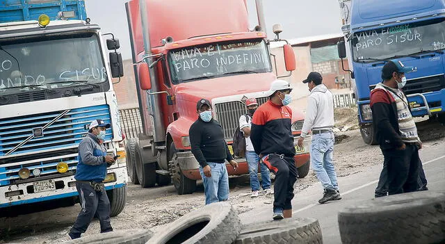 Transportistas pide al Gobierno de Dina Boluarte atender sus petitorios. Foto: La República   