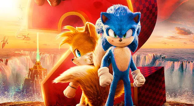 Sonic es el protagonista principal de la cinta que lleva su nombre. Foto: Paramount.    