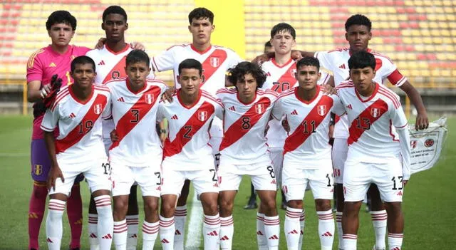 Selección peruana en el Sudamericano Sub-17 en Ecuador. Foto: FPF   