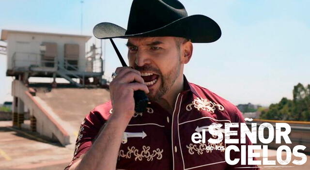 El actor mexicano Rafael Amaya interpreta a Aurelio Casillas, 'el señor de los cielos'. Foto: Telemundo.    