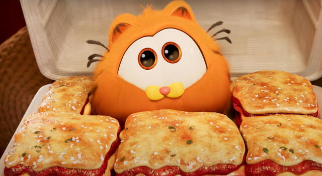  Se estrenó el primer trailer de 'Garfield: fuera de casa' con el origen del gato y su desmedido amor por la lasaña. Foto: difusión 