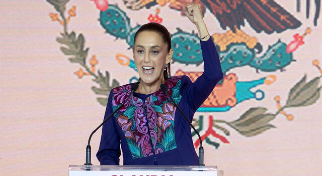  Claudia Sheinbaum será la primera presidenta de México. Foto: AFP<br>    