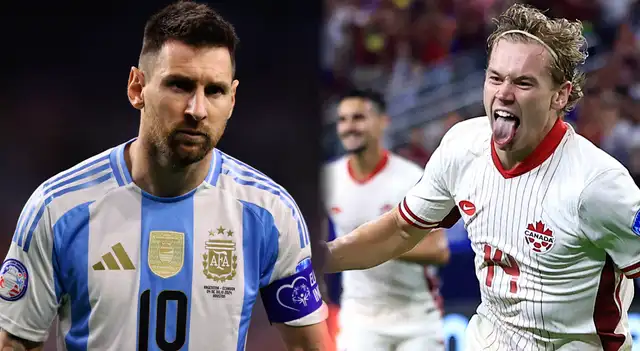 Canadá vs Argentina será el primer duelo que se disputará por las semifinales de la Copa América. Foto: composición LR. Canadá vs Argentina será el primer duelo que se disputará por las semifinales de la Copa América. Foto: composición LR.