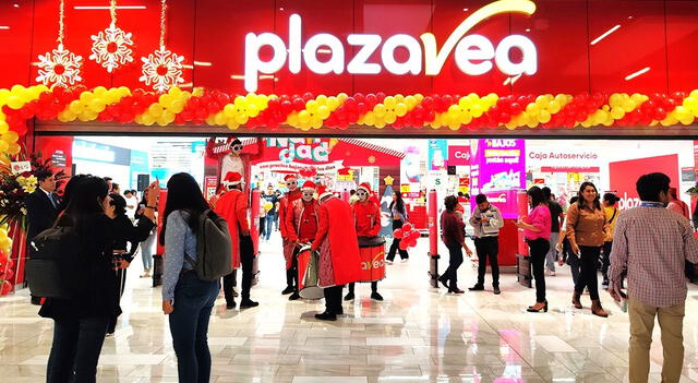 Plaza Vea continuará con su atención ordinaria este 6 de agosto. Foto: Plaza Vea   