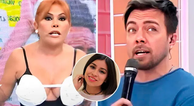  Magaly Medina explotó con Julián Zucchi por minimizar relación con Priscila Mateo. Foto: Composición LR/Captura ATV/Captura America TV/Priscila Mateo/Instagram   