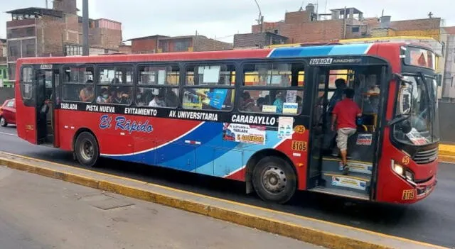  Empresa de transporte El Rápido" es extorsionada. Foto: difusión.   