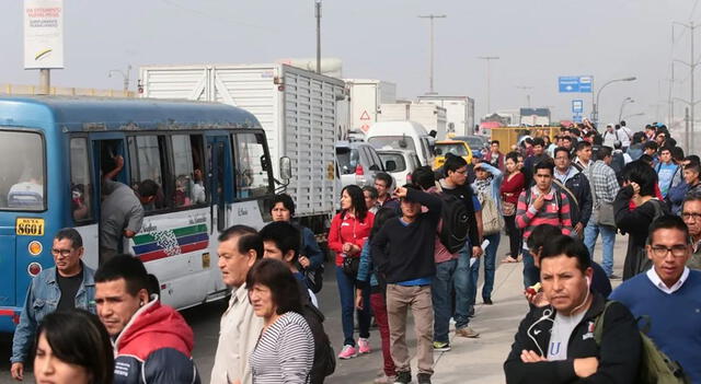 Paro nacional de transportistas en Lima y regiones