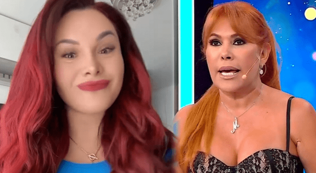  Génesis Tapia se defiende de Magaly Medina.<br>    