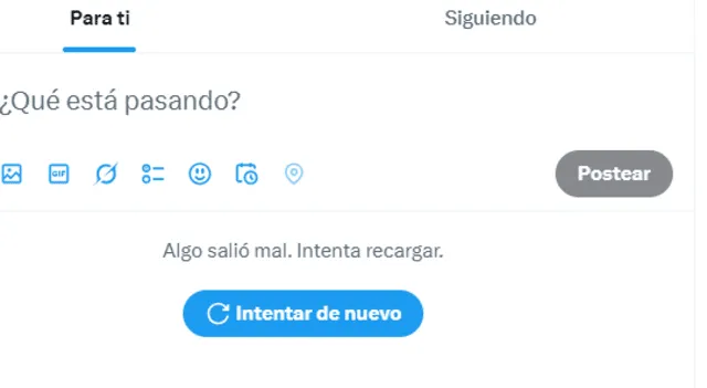 Botón de Postear está bloqueado. Foto: Captura Botón de Postear está bloqueado. Foto: Captura