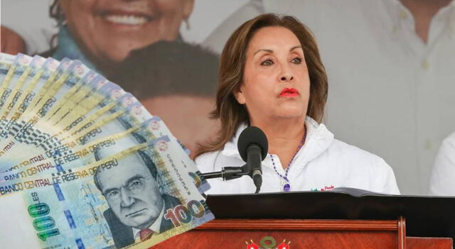 Tras la marcha ciudadana, Dina Boluarte anuncia que dará su apoyo al retiro de AFP 2025. Foto: composición LR/Andina   