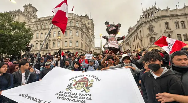 Jóvenes lideran marchas contra la reforma de pensiones del Congreso. Foto: difusión Jóvenes lideran marchas contra la reforma de pensiones del Congreso. Foto: difusión