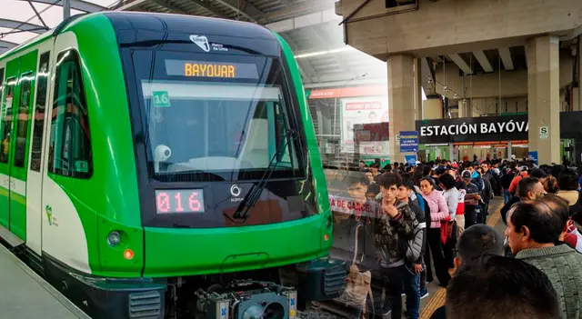 Demoras en el servicio de la Línea 1 del Metro de Lima. Foto: Composición LR   