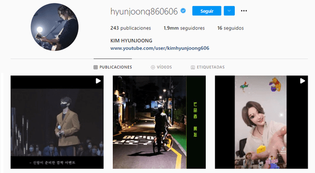 Cuenta oficial de Kim Hyun Joong en Instagram. Foto: captura/Instagram
