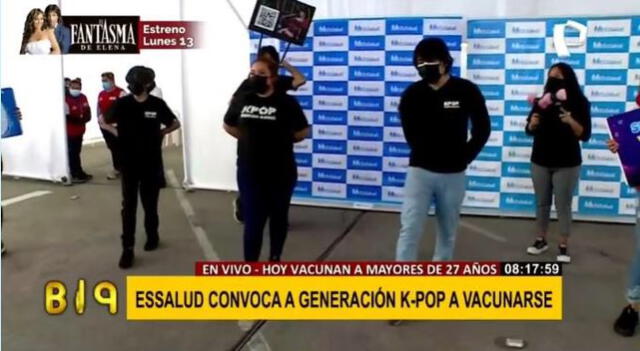 Fans de Kpop participan en campaña de vacunación. Foto: captura Panamericana vía Twitter