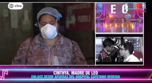 Los conductores se conmovieron por el caso de una señora que vende mascarillas para sustentar los gastos de su hijo internado en hospital.