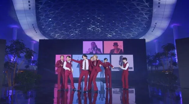 Captura del performance "Dynamite" de BTS. Foto: Big Hit / BBMAs 2020