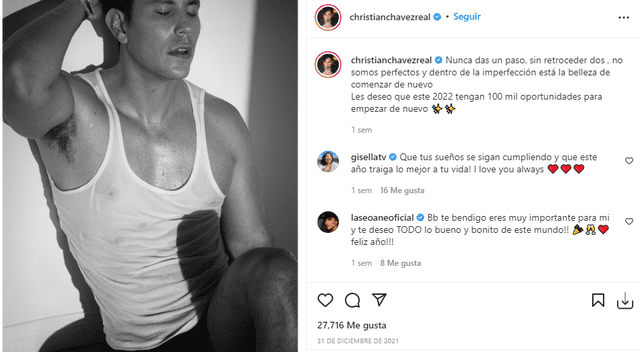 Christian Chávez siguió participó en La casa de las flores de Netflix. Foto: Christian Chávez/Instagram.