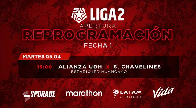 El partido reprogramado se jugará en el IPD de Huancayo. Foto: Liga de Fútbol Profesional.