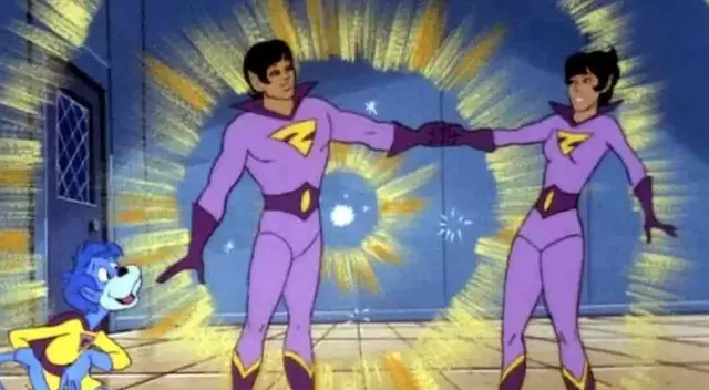 Los hermanos exclamaban: “Poderes de Los Gemelos Fantásticos, actívense”  en la antigua serie animada de los Súper Amigos. Foto: YouTube.