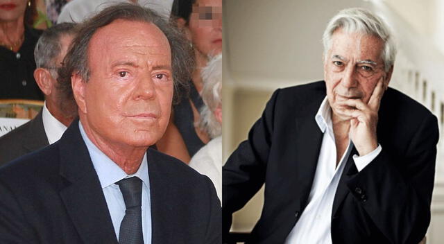  Julio Iglesias molesto con Mario Vargas Llosa por dejar que se especule con Isabel Preysler. Foto: composición LR/AFP   