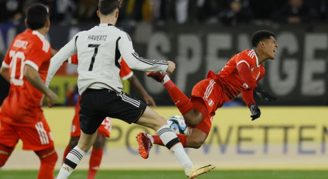 Perú sumó su tercera derrota en el historial frente a Alemania. Foto: EFE.   