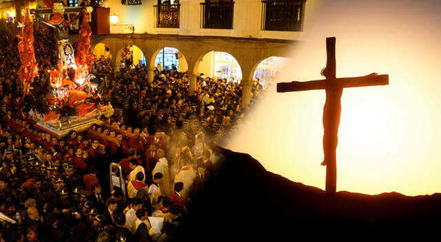 Los peruanos realizan varias procesiones durante Semana Santa. Foto: composición LR/difusión    