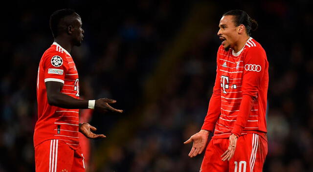  Sadio Mané habría golpeado a Leroy Sané tras derrota de Bayern Múnich. Foto: EFE   